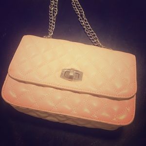 Express Light Pink Quilted Purse